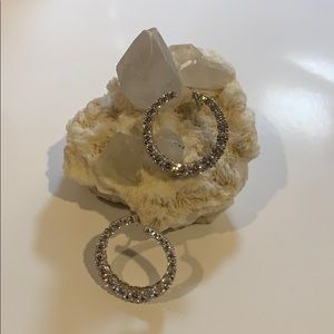 🎉 HP 🎉 Hoop 925 CZ Earrings